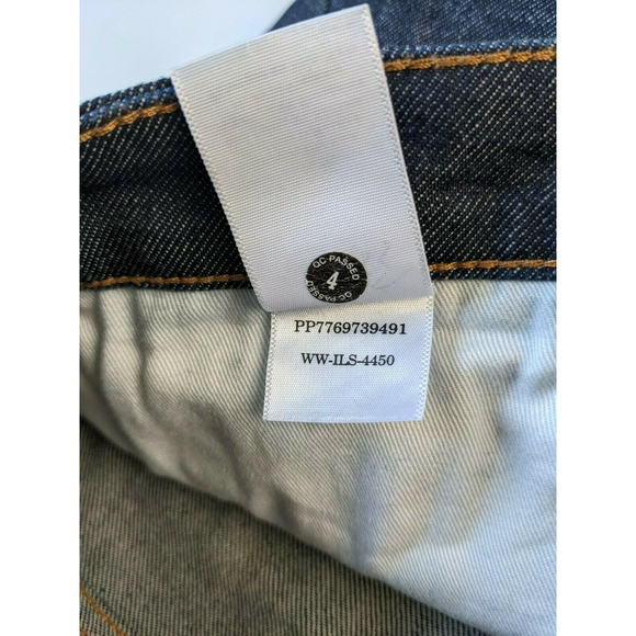 Everlane Women's Dark Wash High-Rise Straight Jean Size 27 Regular - Picture 5 of 8